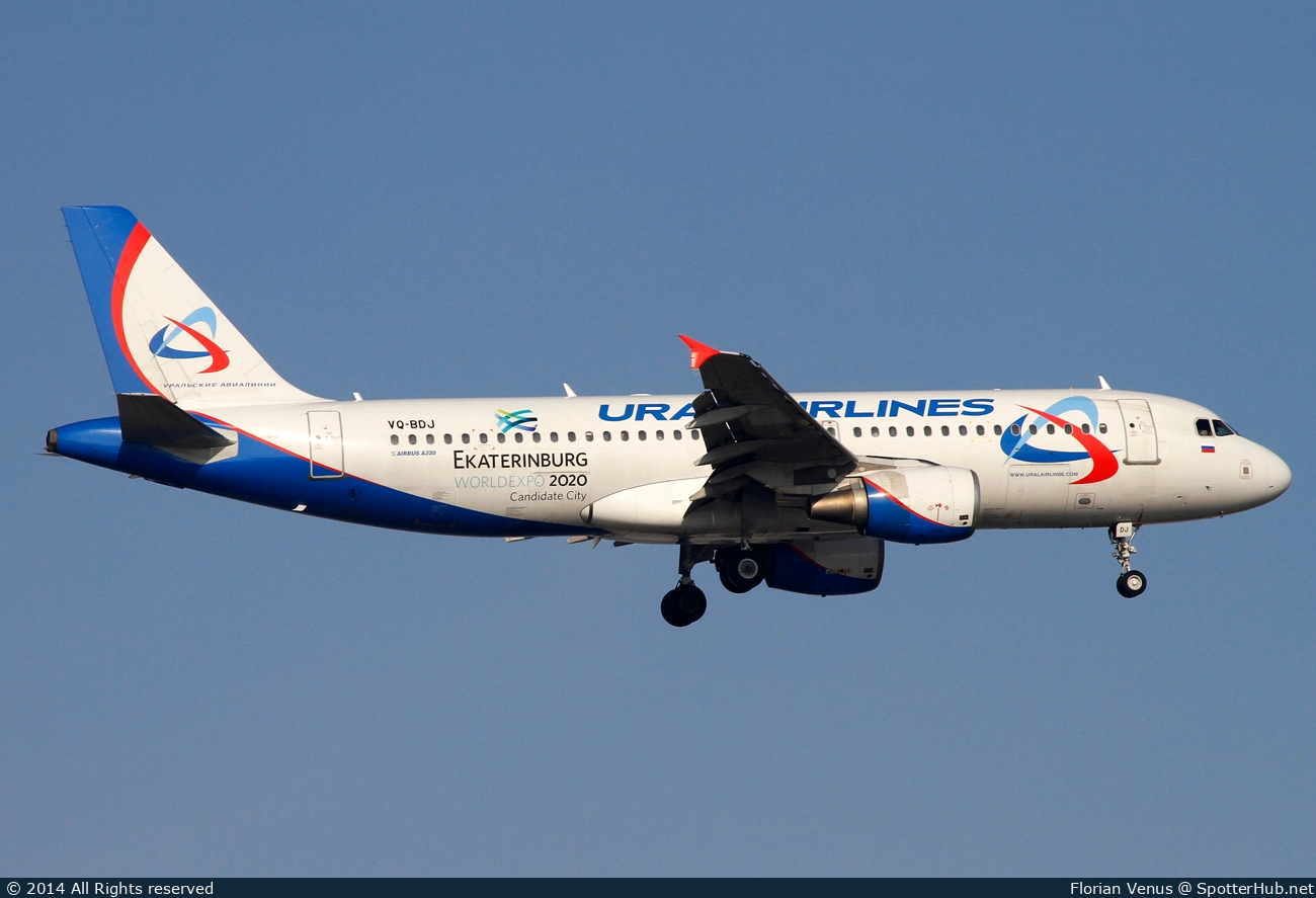 Photo of VQ-BDJ - Airbus A320-214 operated by Ural Airlines