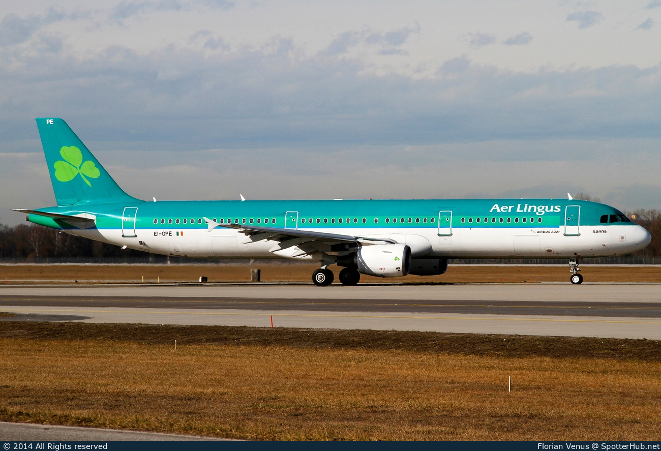 Photo of EI-CPE - Airbus A321-211 operated by Aer Lingus