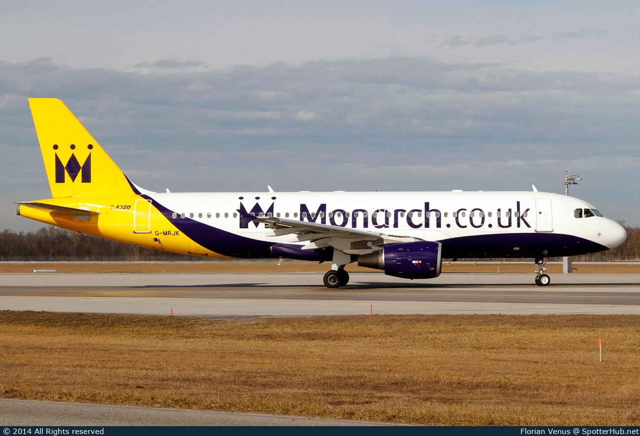 Photo of G-MRJK - Airbus A320-214 operated by Monarch Airlines