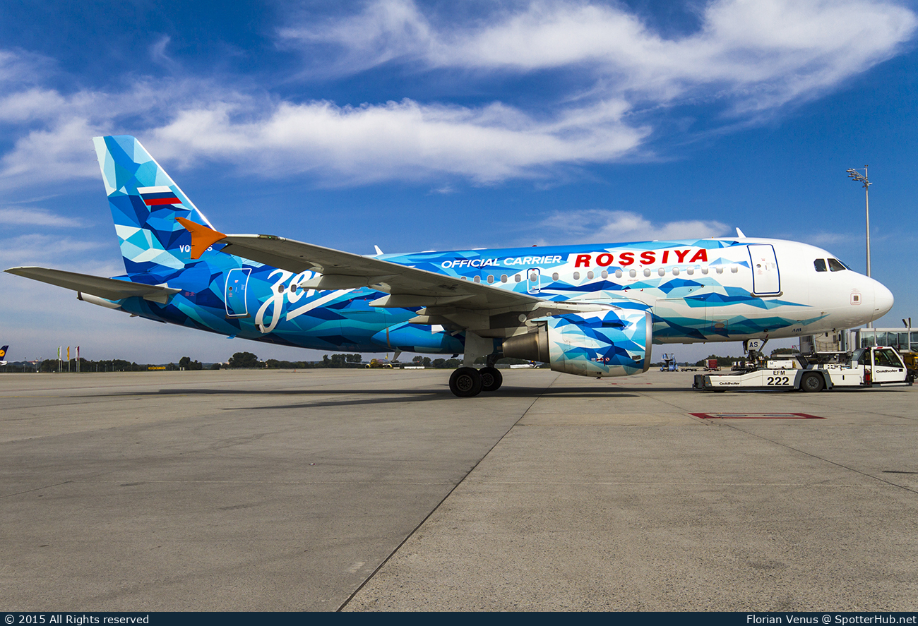 Photo of VQ-BAS - Airbus A319-111 operated by Rossiya Airlines