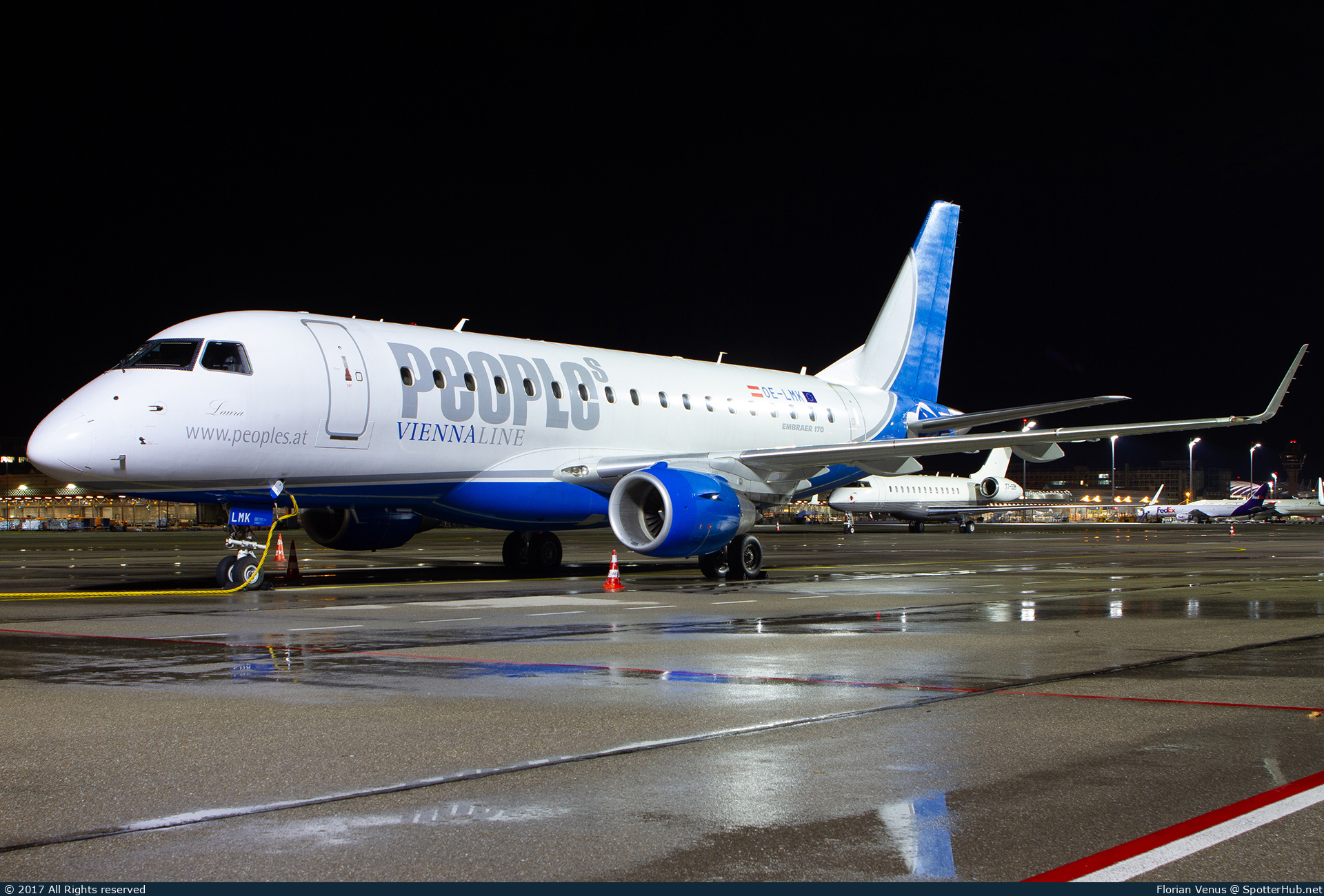 Photo of OE-LMK - Embraer ERJ-170STD operated by People's Viennaline
