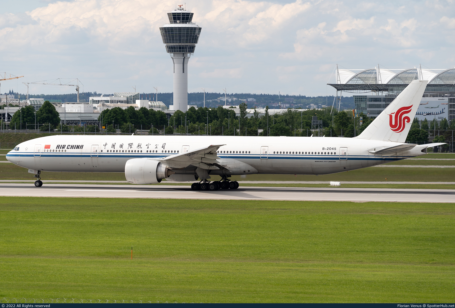 Photo of B-2045 - Boeing 777-39L(ER) operated by Air China