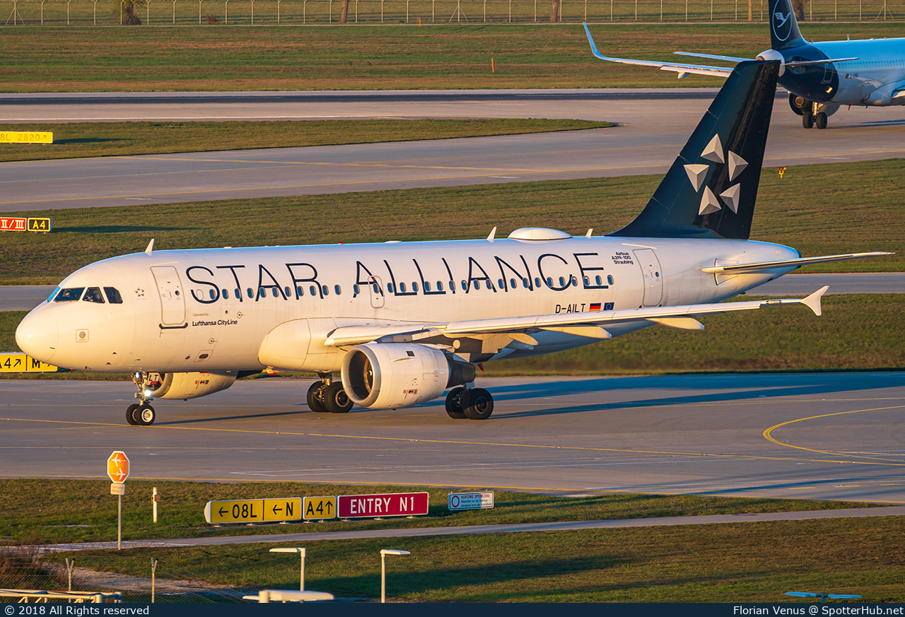 Photo of D-AILT - Airbus A319-114 operated by Lufthansa CityLine