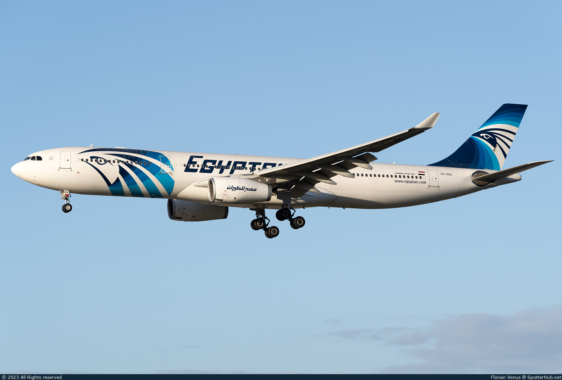 Photo of SU-GDS - Airbus A330-343 operated by Egyptair