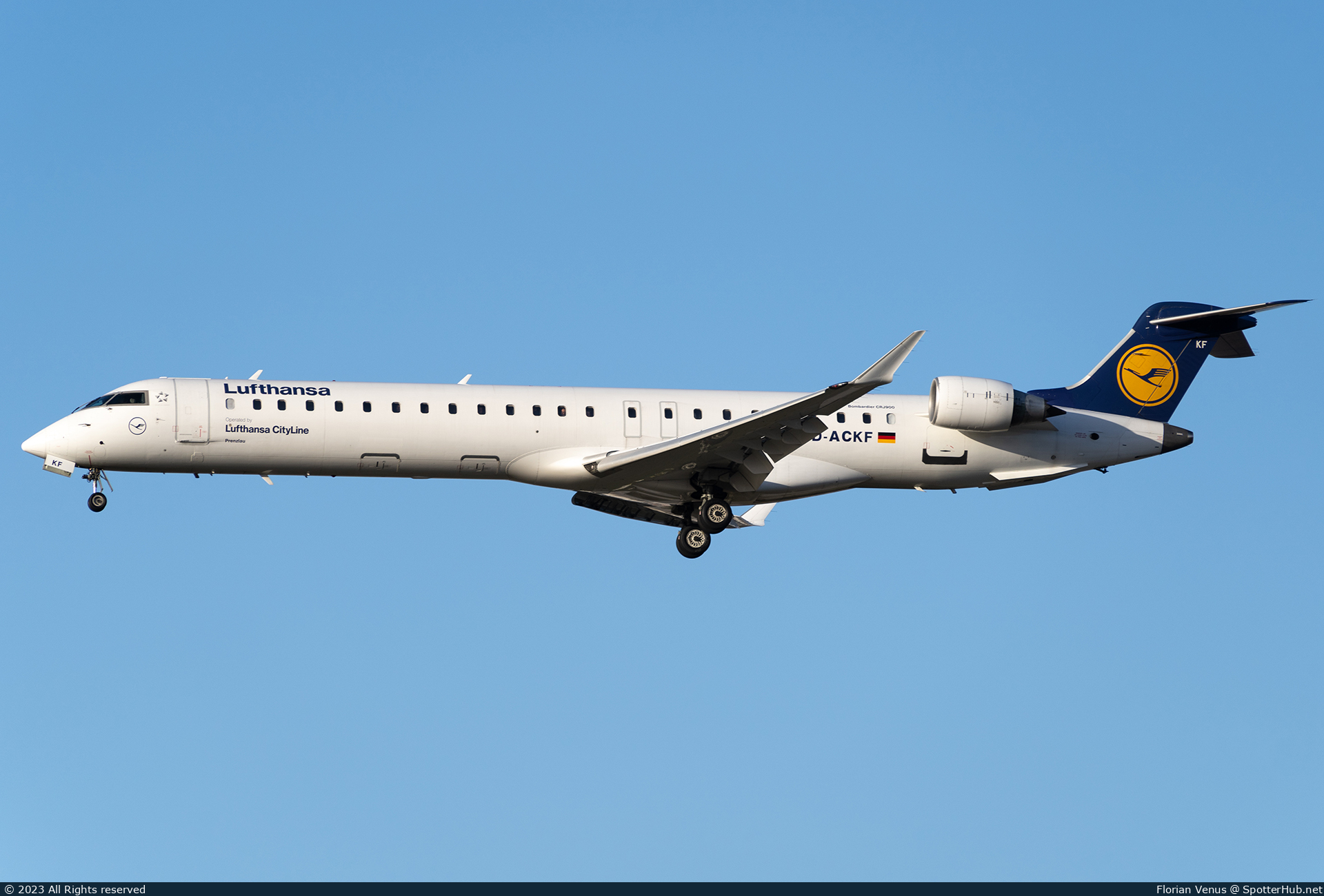 Photo of D-ACKF - Bombardier CRJ-900LR operated by Lufthansa CityLine