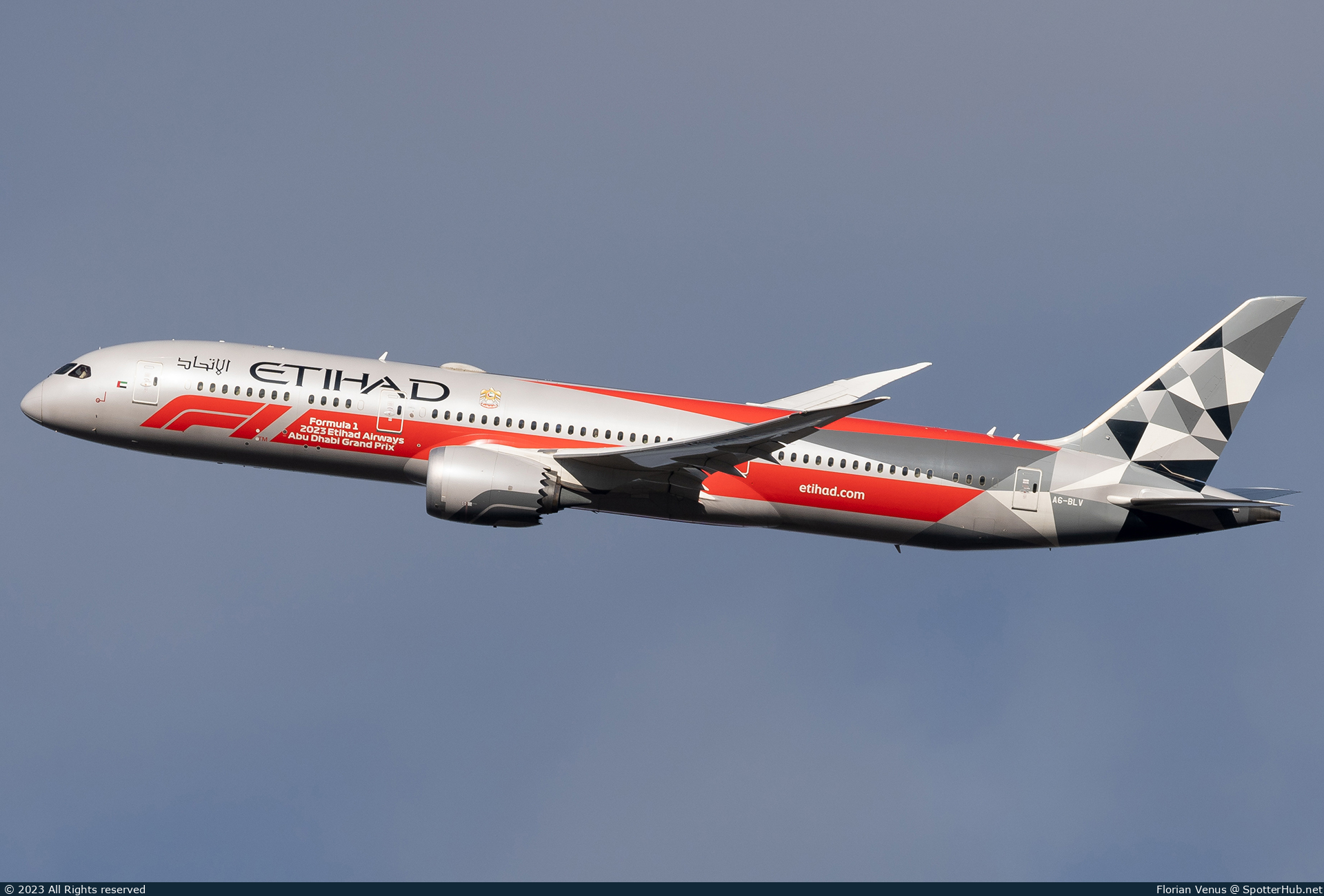 Photo of A6-BLV - Boeing 787-9 Dreamliner operated by Etihad Airways