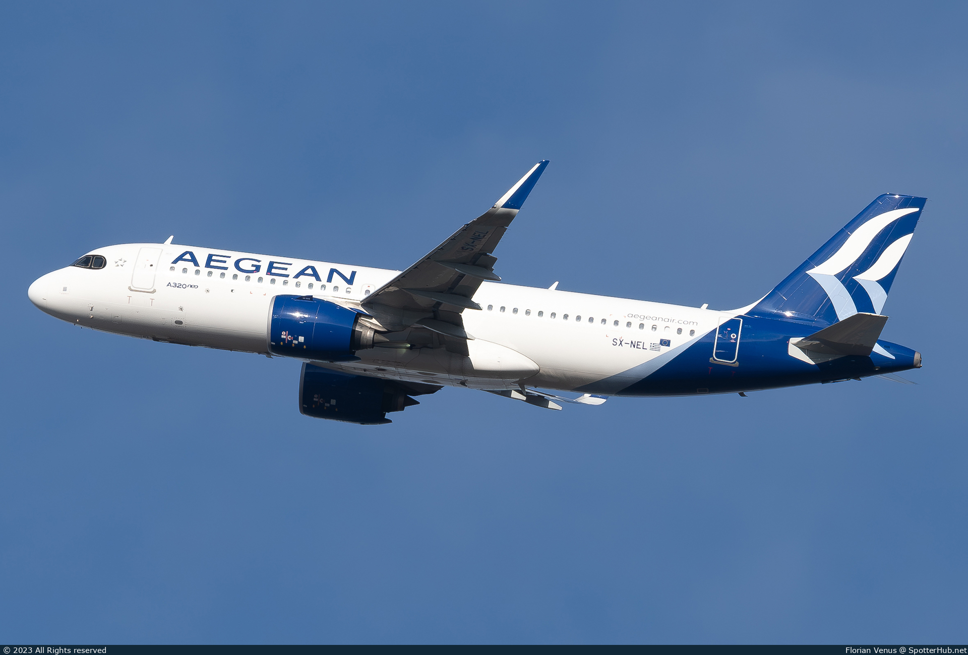 Photo of SX-NEL - Airbus A320-271N operated by Aegean Airlines
