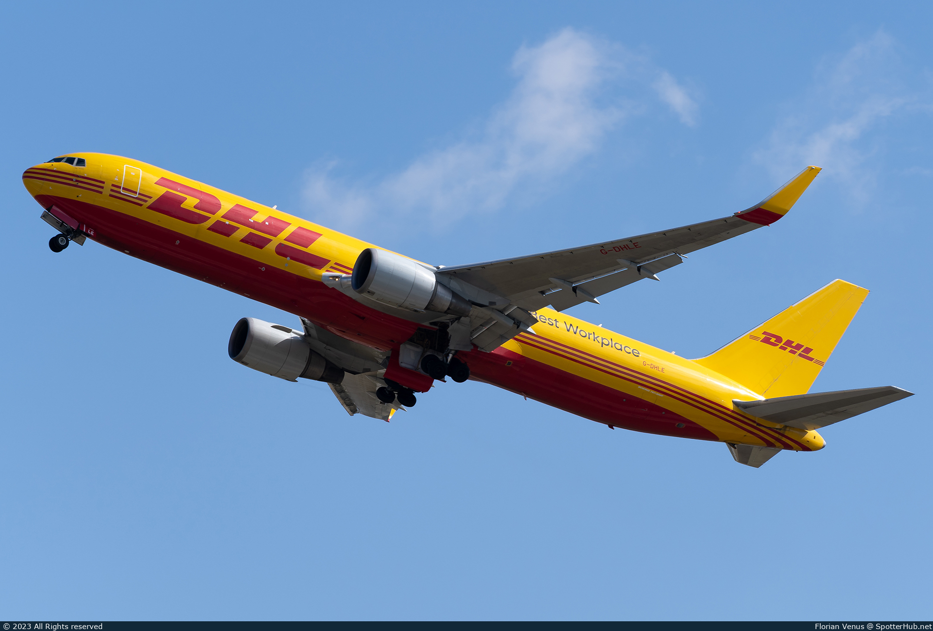 Photo of G-DHLE - Boeing 767-3JHF(ER) operated by DHL Air