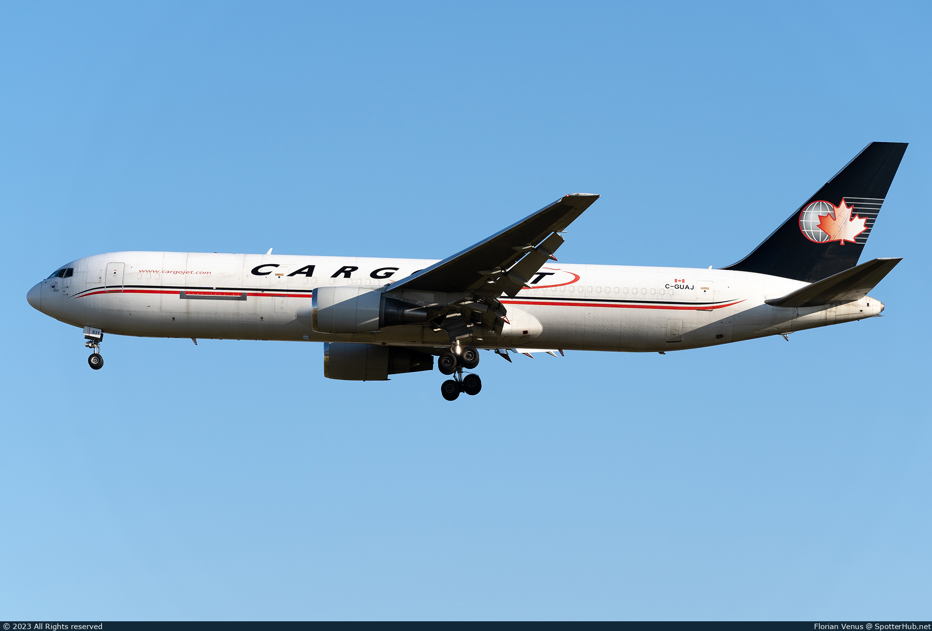 Photo of C-GUAJ - Boeing 767-35E(ER)(BCF) operated by Cargojet Airways