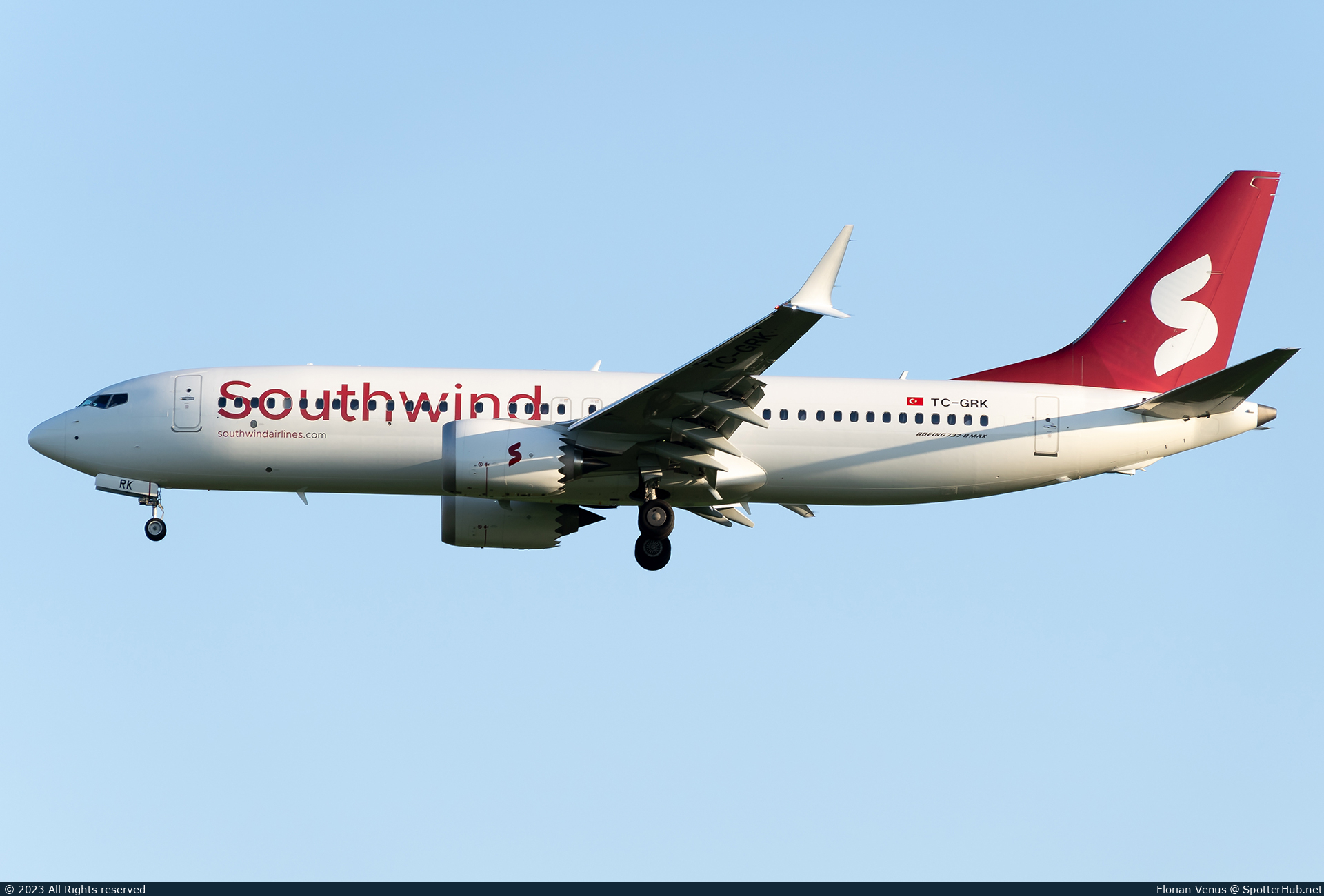 Photo of TC-GRK - Boeing 737 MAX 8 operated by Southwind Airlines