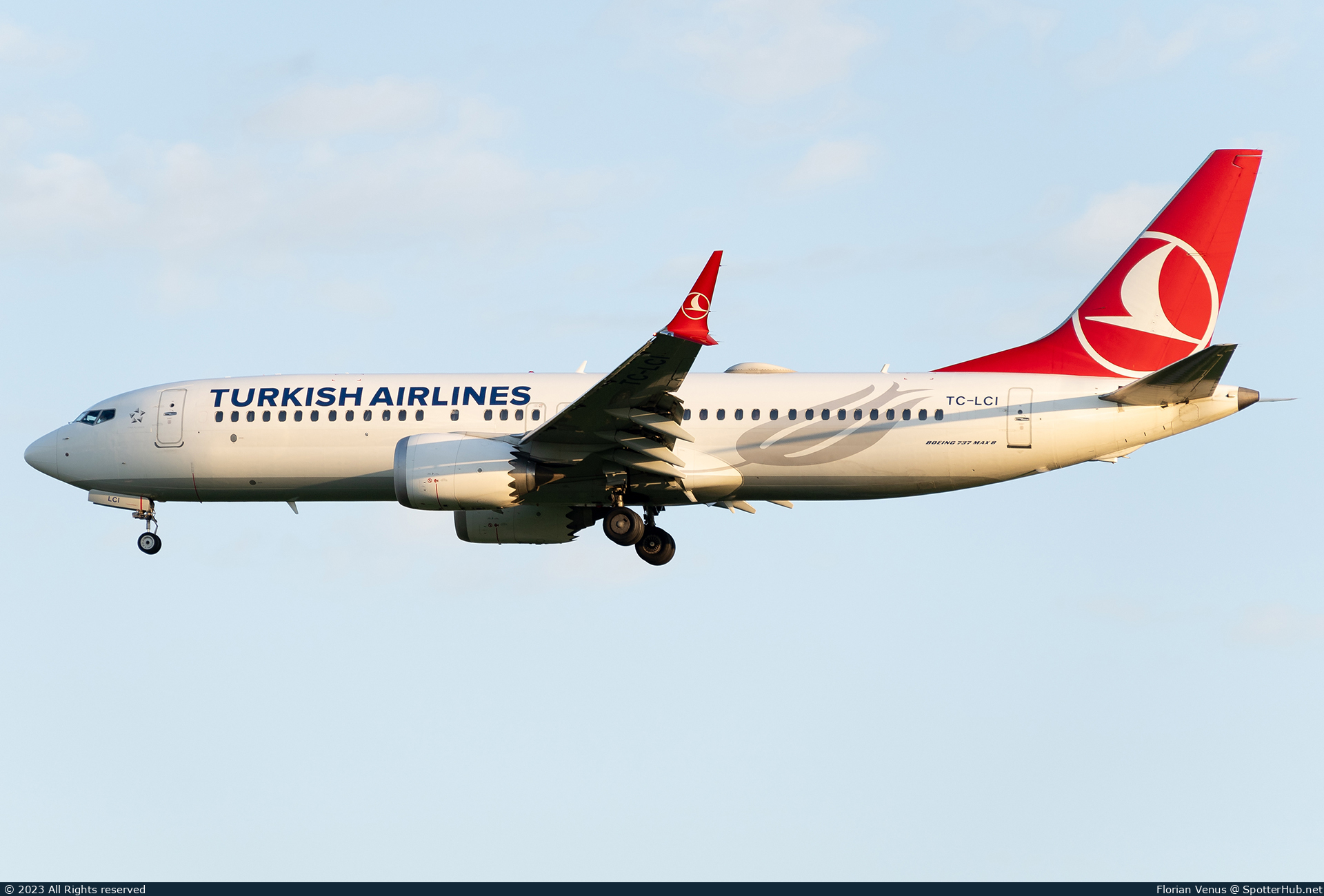 Photo of TC-LCI - Boeing 737 MAX 8 operated by Turkish Airlines