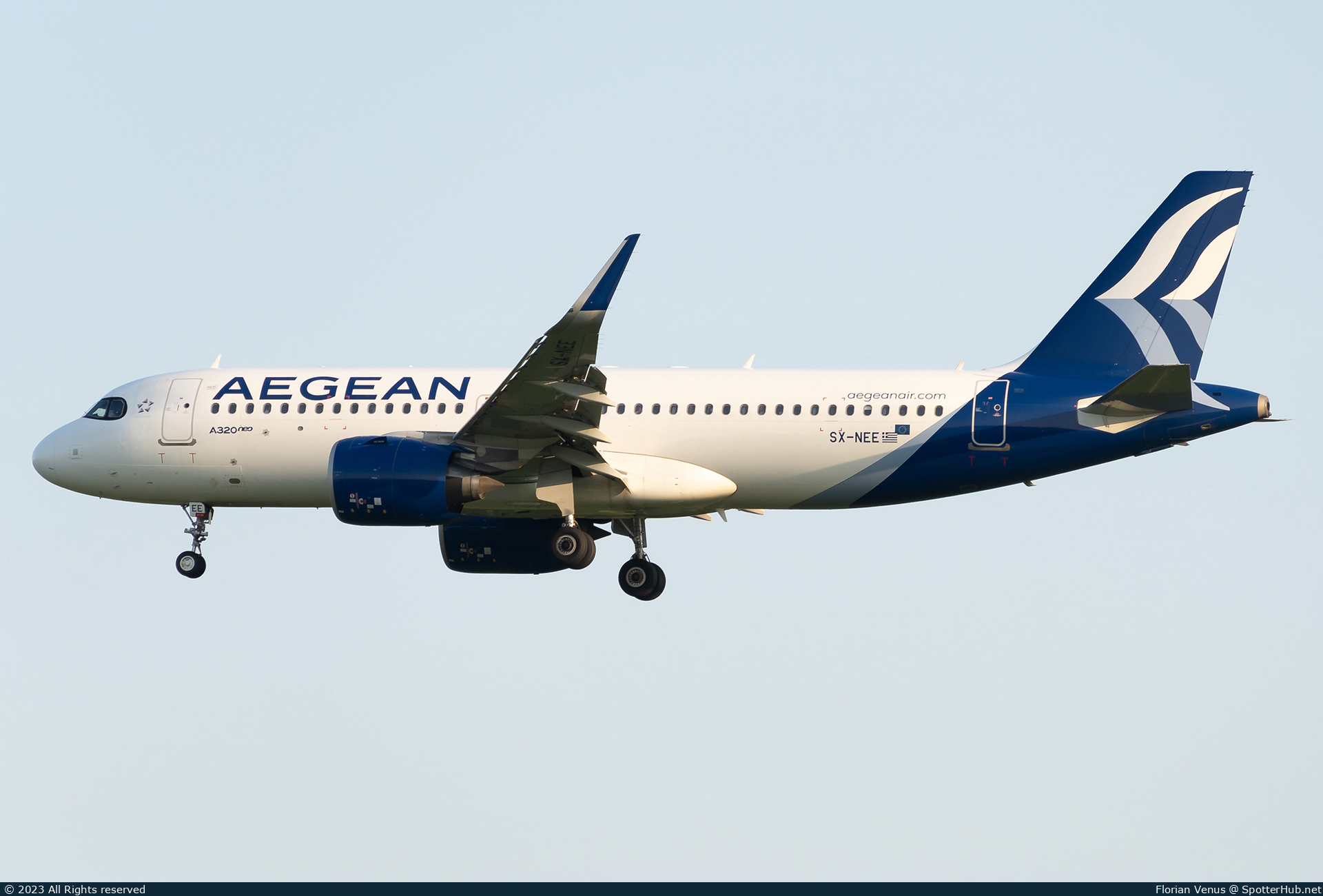 Photo of SX-NEE - Airbus A320-271N operated by Aegean Airlines