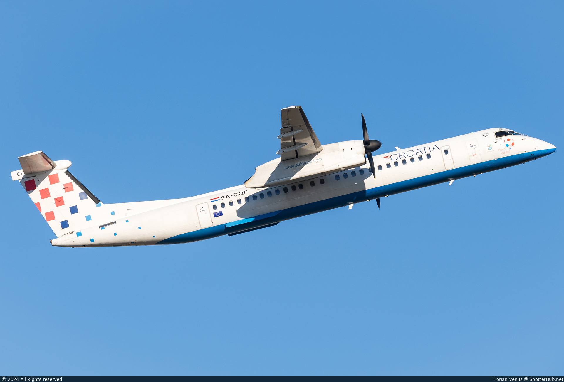 Photo of 9A-CQF - Bombardier DHC-8-402 Dash 8 Q400 operated by Croatia Airlines