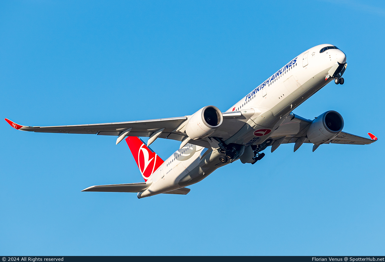 Photo of TC-LGA - Airbus A350-941 operated by Turkish Airlines