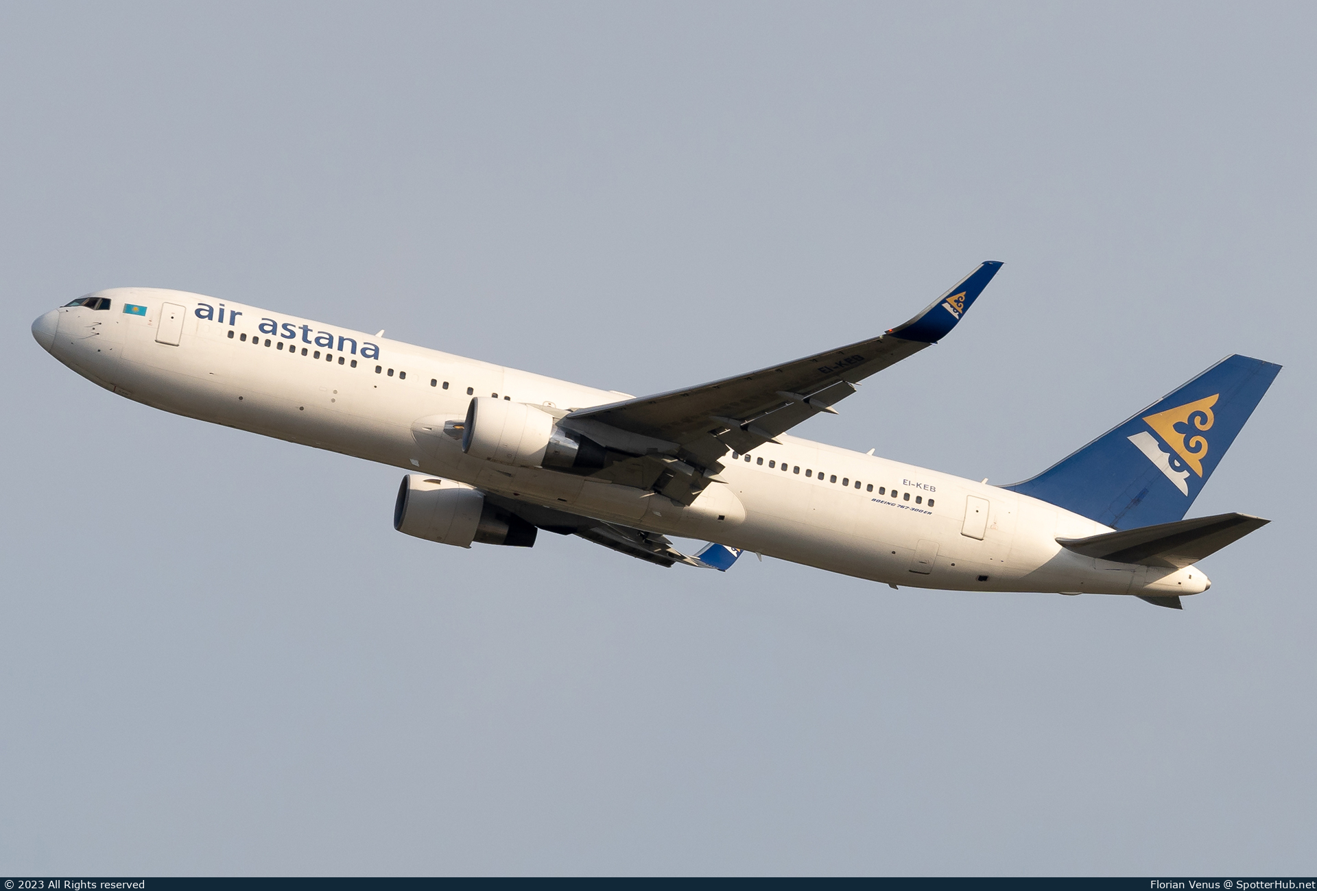 Photo of EI-KEB - Boeing 767-3KY(ER) operated by Air Astana