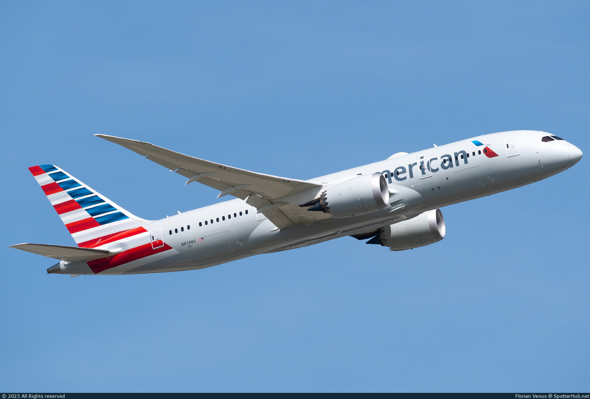 Photo of N878BG - Boeing 787-8 Dreamliner operated by American Airlines