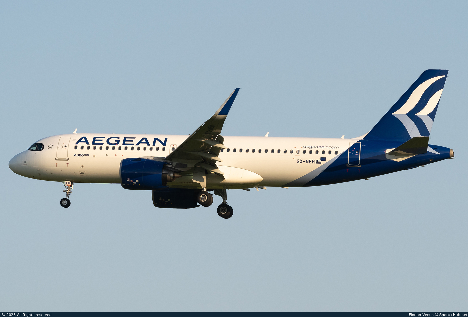Photo of SX-NEH - Airbus A320-271N operated by Aegean Airlines
