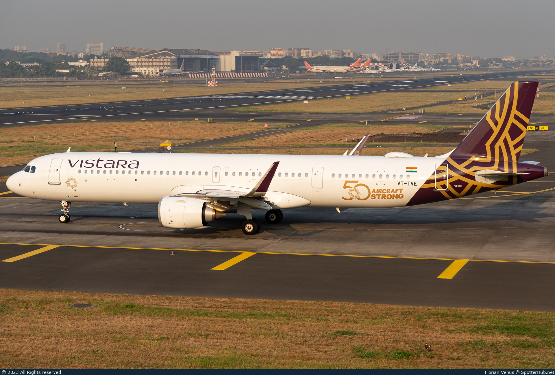 Photo of VT-TVE - Airbus A321-251NX operated by Vistara