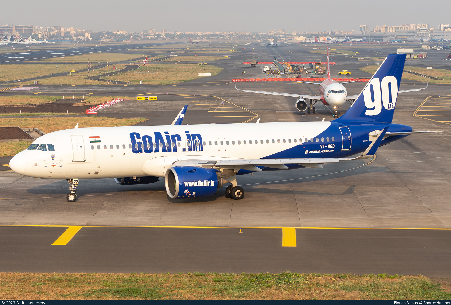 Photo of VT-WGD - Airbus A320-271N operated by Go Air