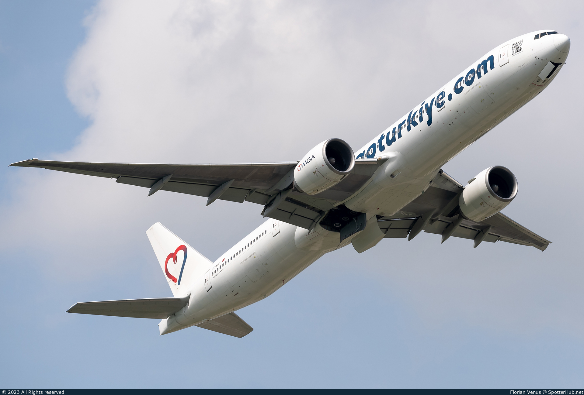 Photo of TC-MGG - Boeing 777-3ZG(ER) operated by Mavi Gök Airlines