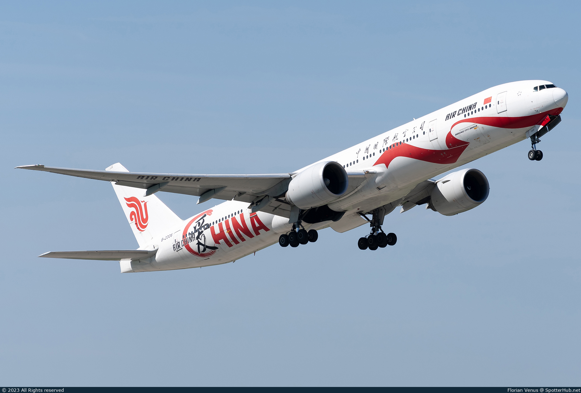 Photo of B-2006 - Boeing 777-39L(ER) operated by Air China