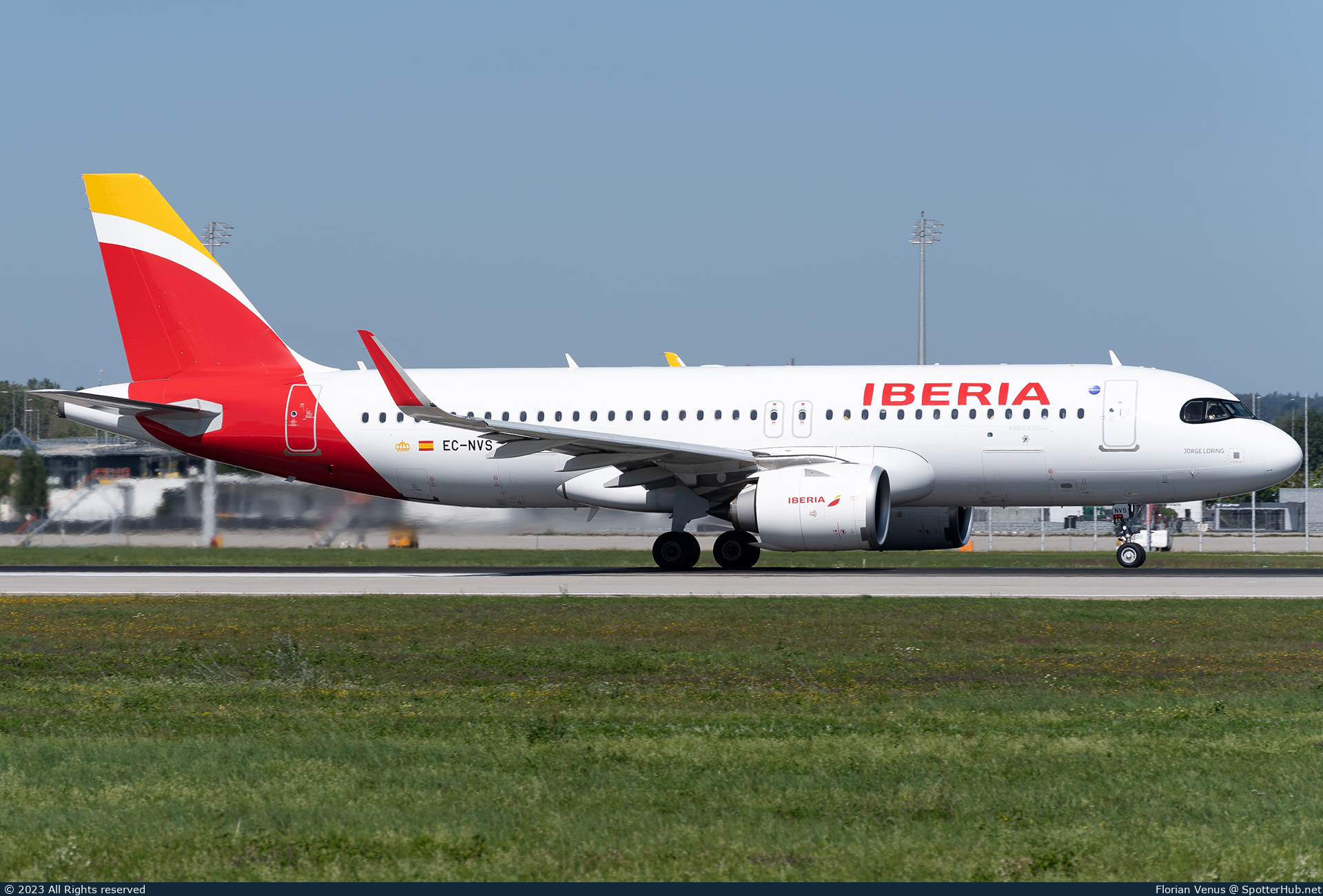 Photo of EC-NVS - Airbus A320-251N operated by Iberia