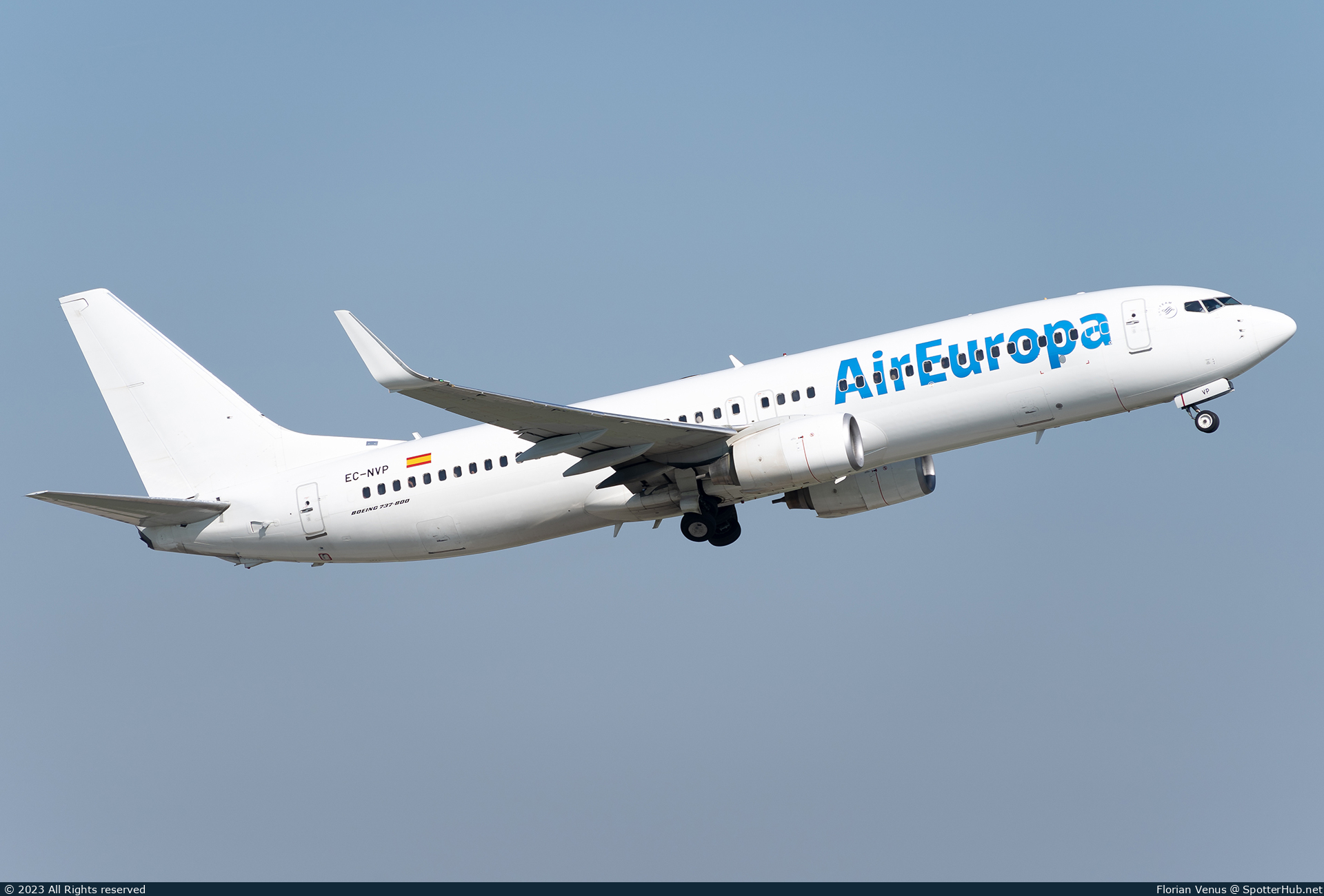 Photo of EC-NVP - Boeing 737-8AS operated by Air Europa