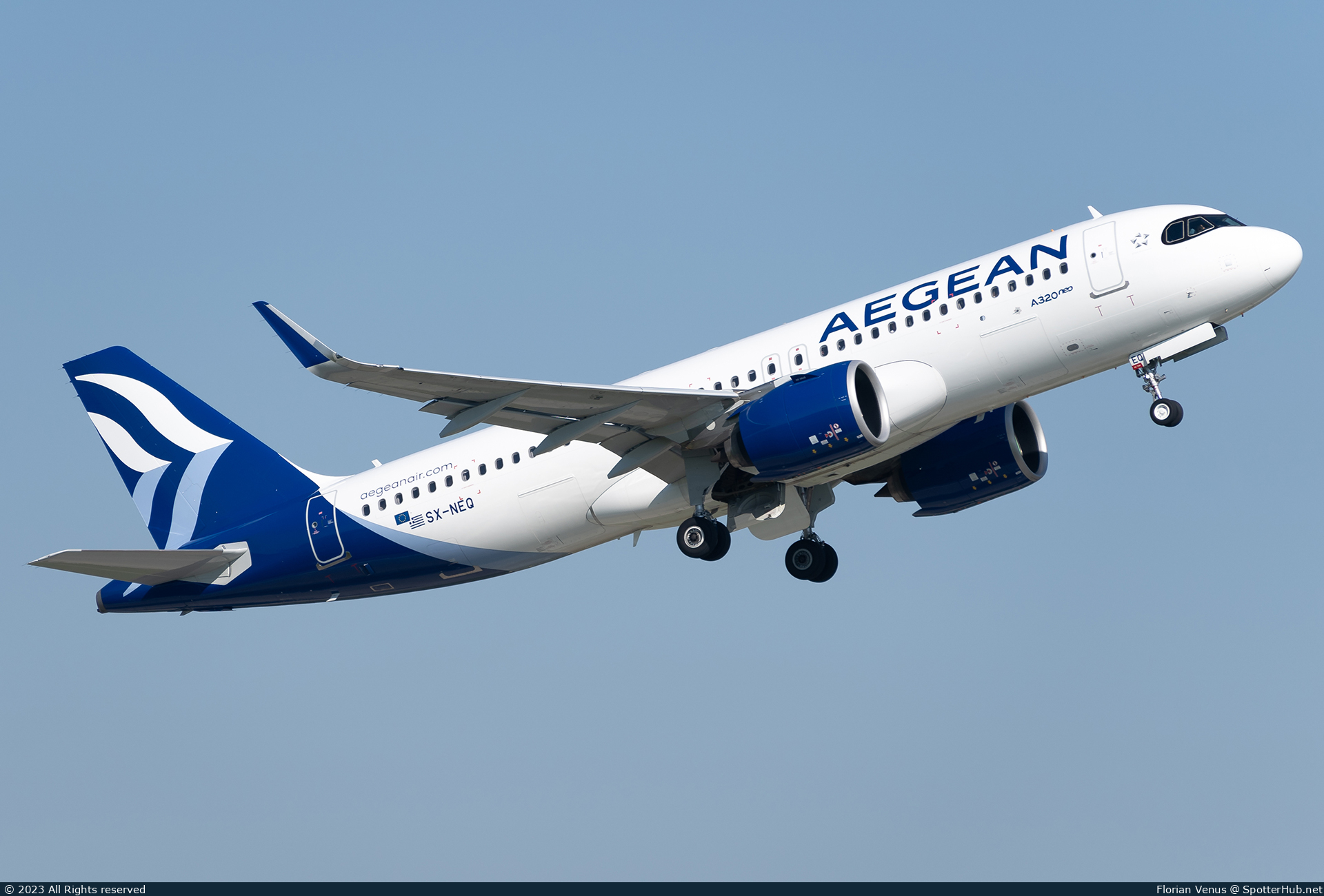 Photo of SX-NEQ - Airbus A320-271N operated by Aegean Airlines
