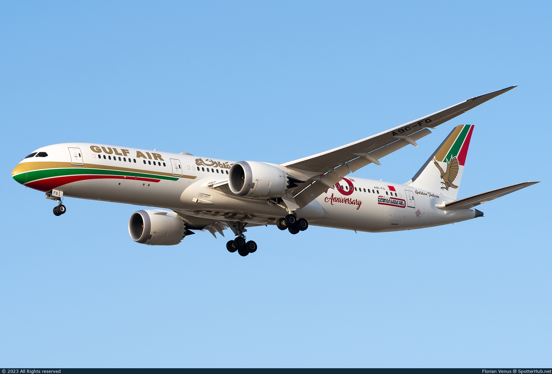 Photo of A9C-FG - Boeing 787-9 Dreamliner operated by Gulf Air