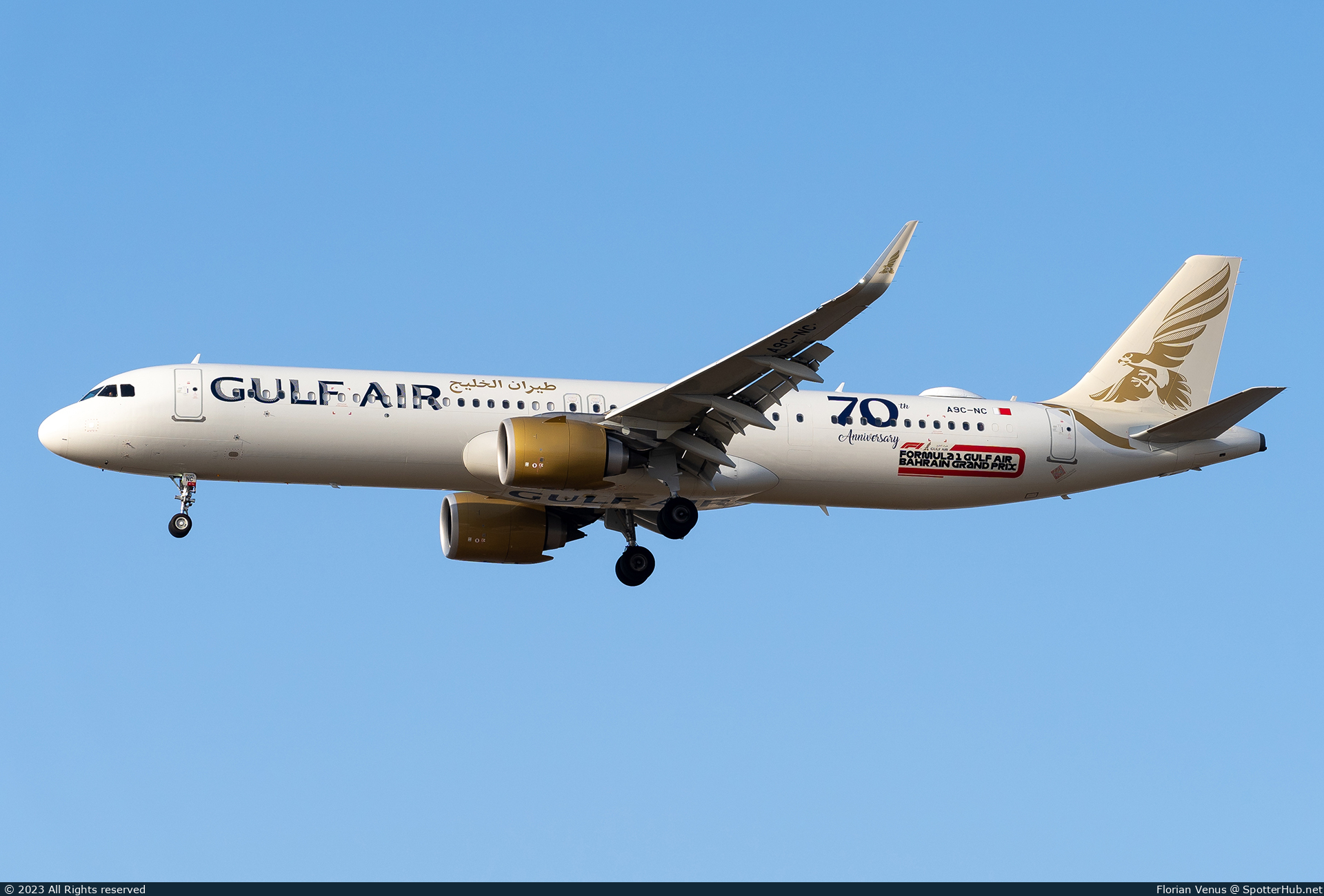 Photo of A9C-NC - Airbus A321-253NX operated by Gulf Air