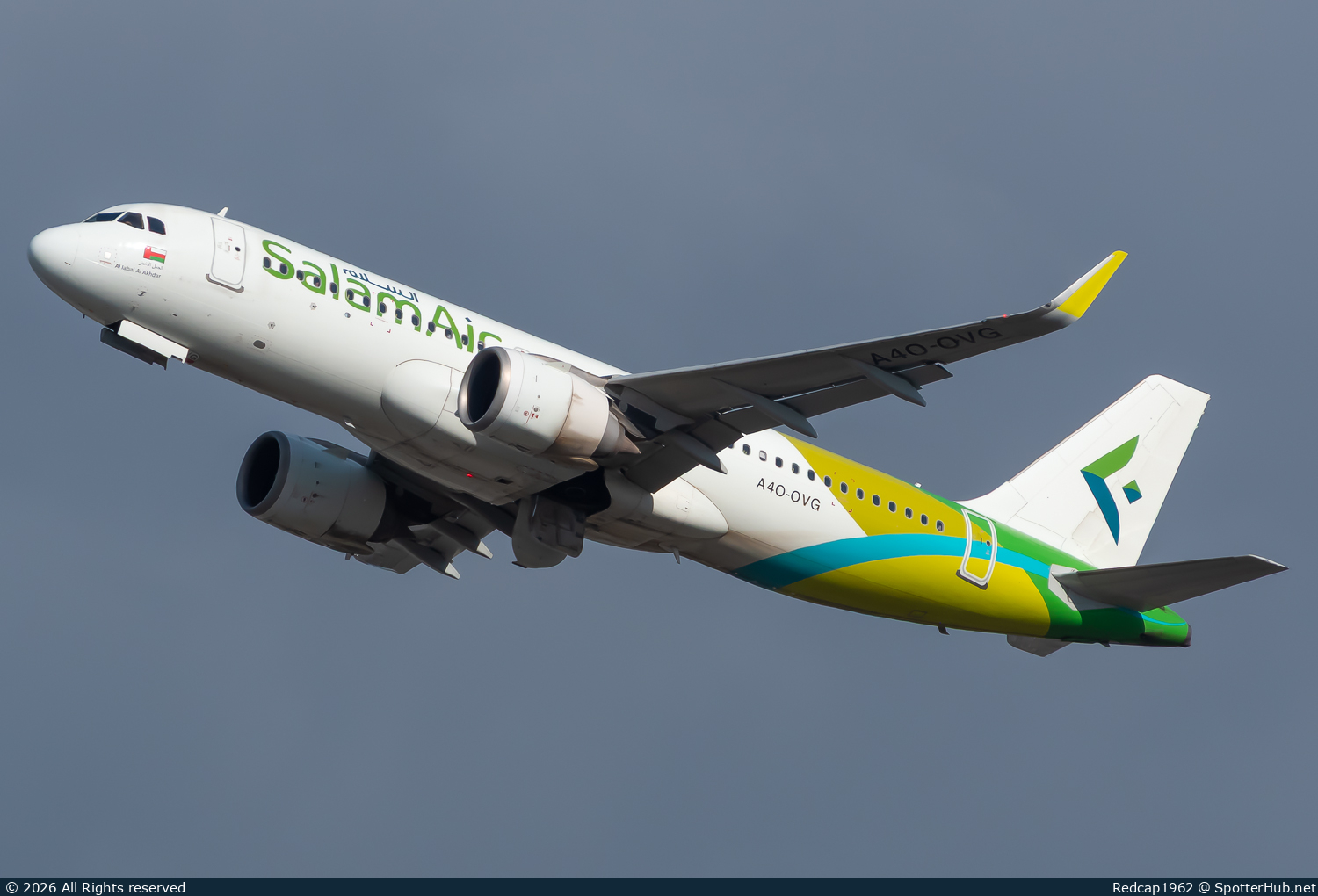 Photo of A4O-OVG - Airbus A320-251N operated by SalamAir