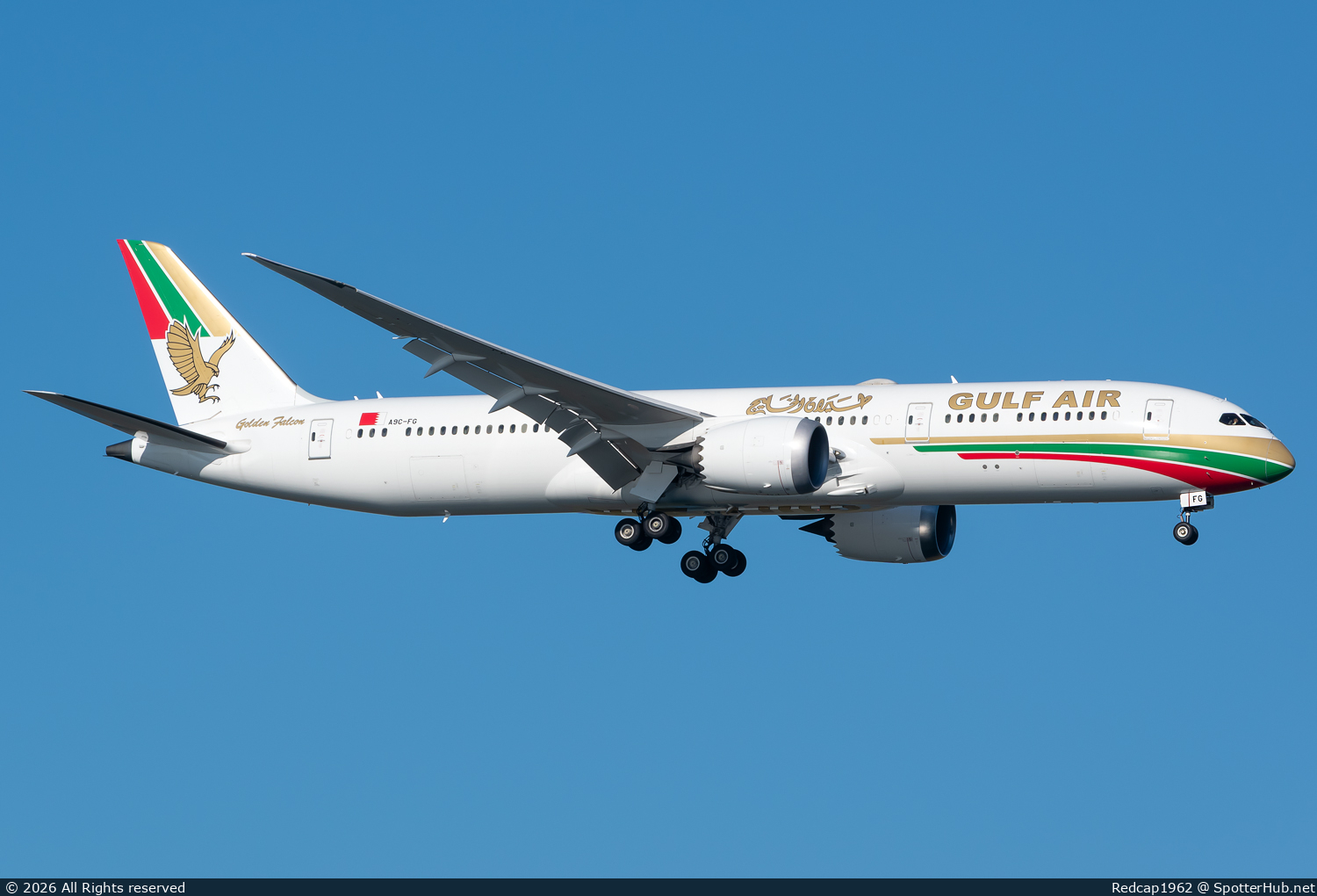 Photo of A9C-FG - Boeing 787-9 Dreamliner operated by Gulf Air