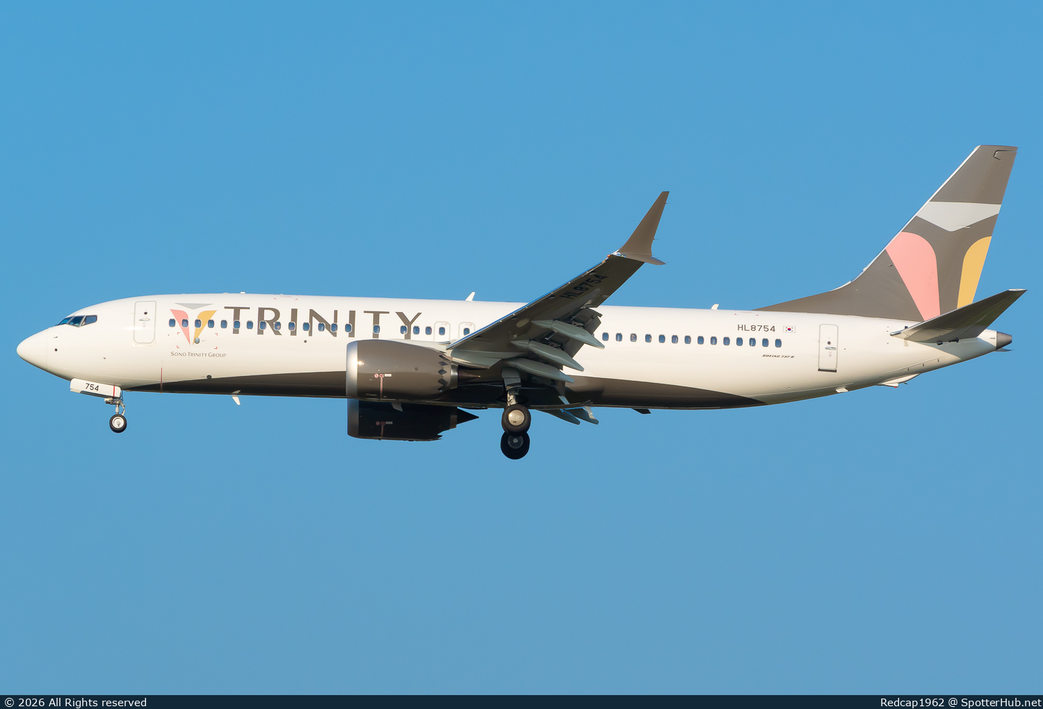 Photo of HL8754 - Boeing 737 MAX 8 operated by Trinity Airways