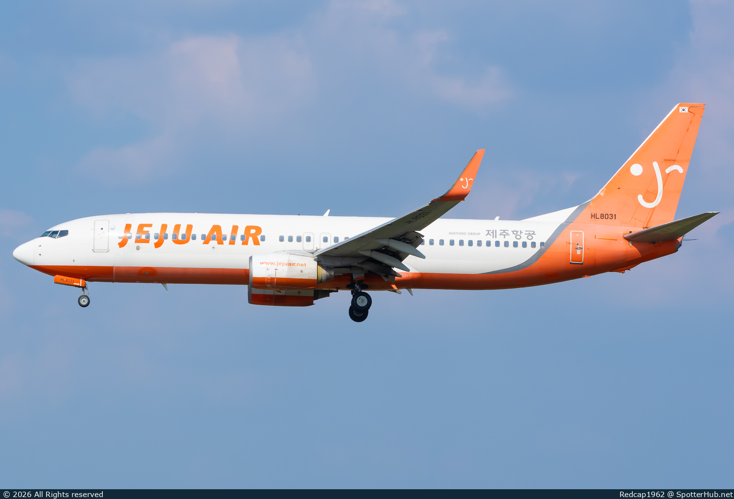 Photo of HL8031 - Boeing 737-8GJ operated by Jeju Air