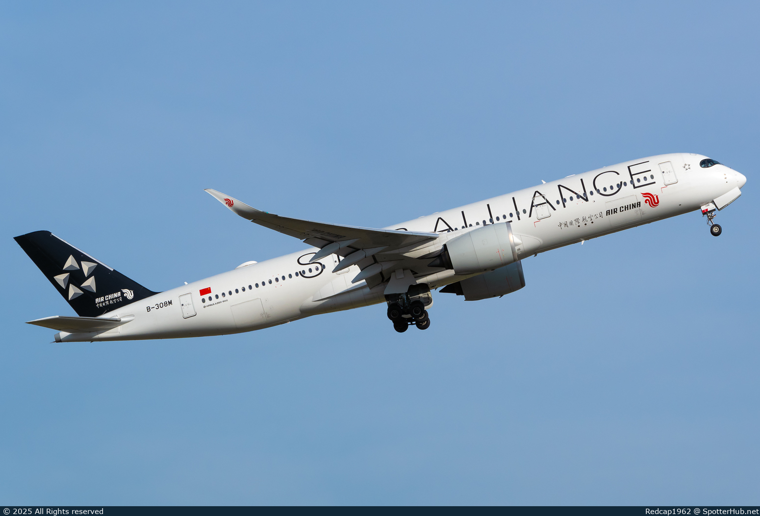 Photo of B-308M - Airbus A350-941 operated by Air China