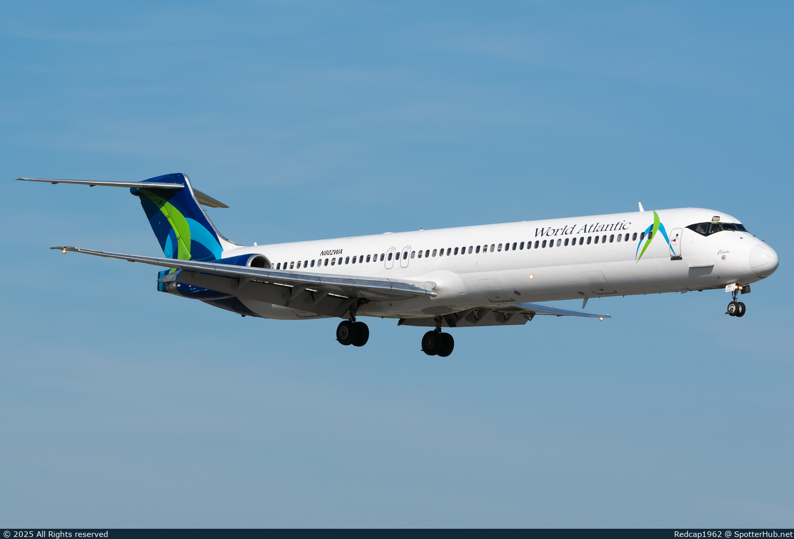 Photo of N802WA - McDonnell Douglas MD-83 operated by World Atlantic Airlines