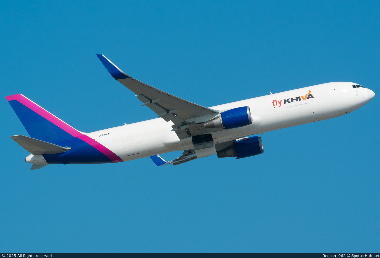 Photo of UK67014 - Boeing 767-304(ER)(BCF) operated by Fly Khiva
