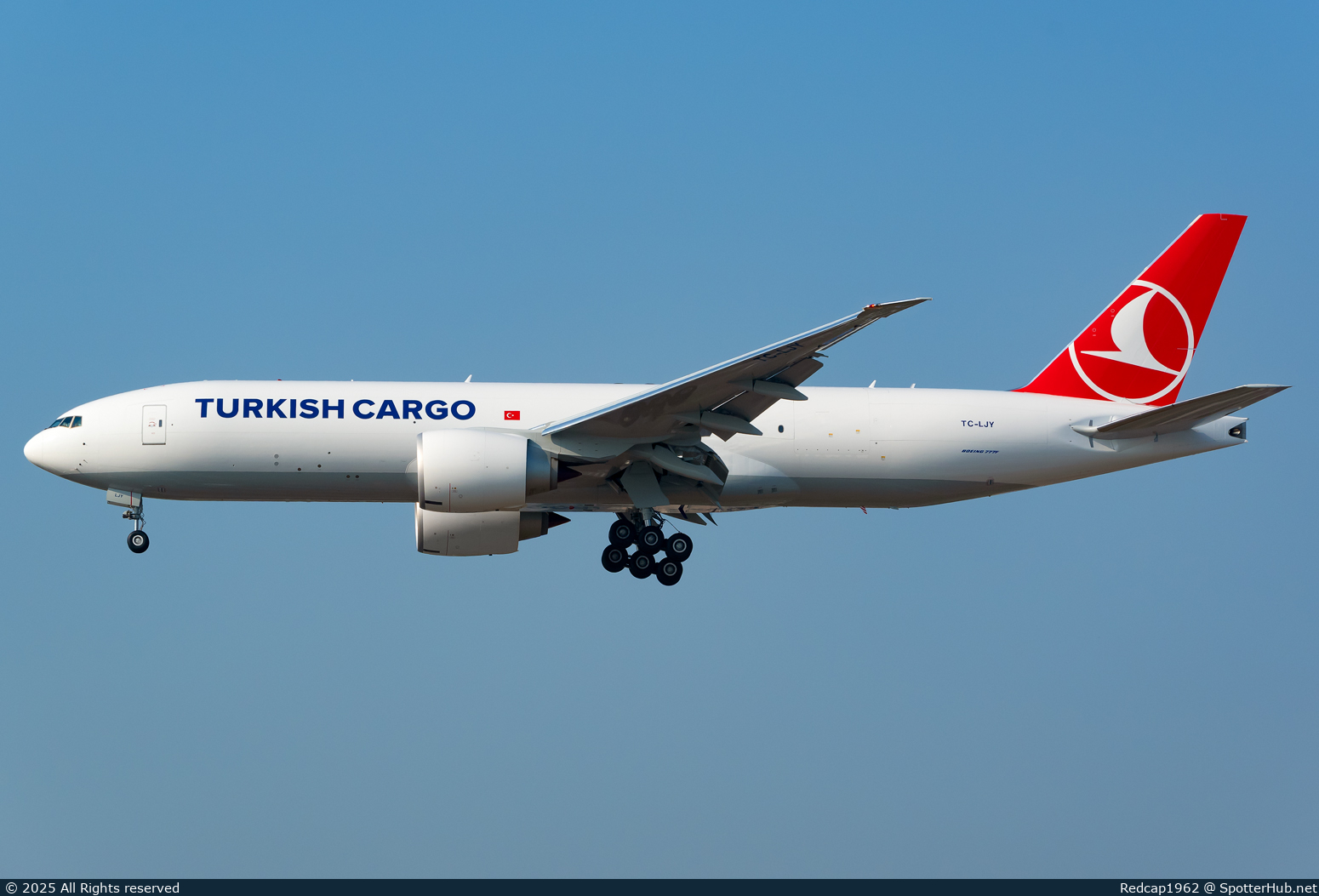 Photo of TC-LJY - Boeing 777-F operated by Turkish Airlines Cargo