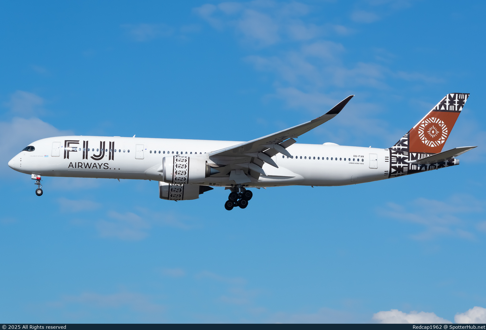 Photo of DQ-FAN - Airbus A350-941 operated by Fiji Airways