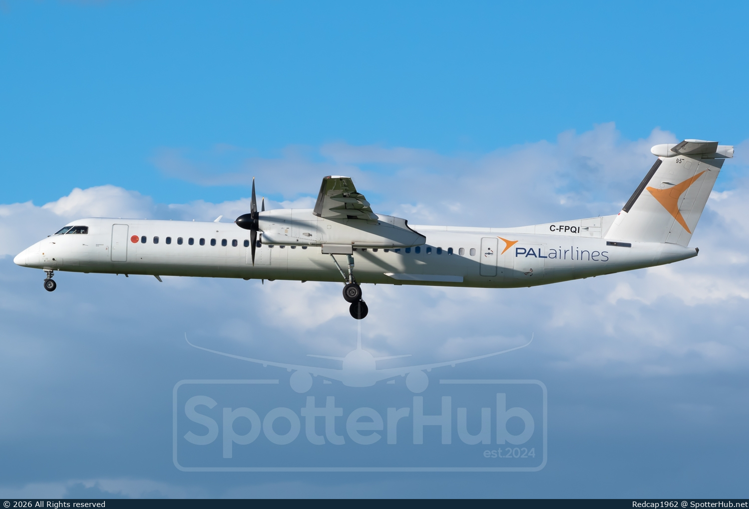 Photo of C-FPQI - Bombardier DHC-8-402 Dash 8 Q400 operated by PAL Airlines