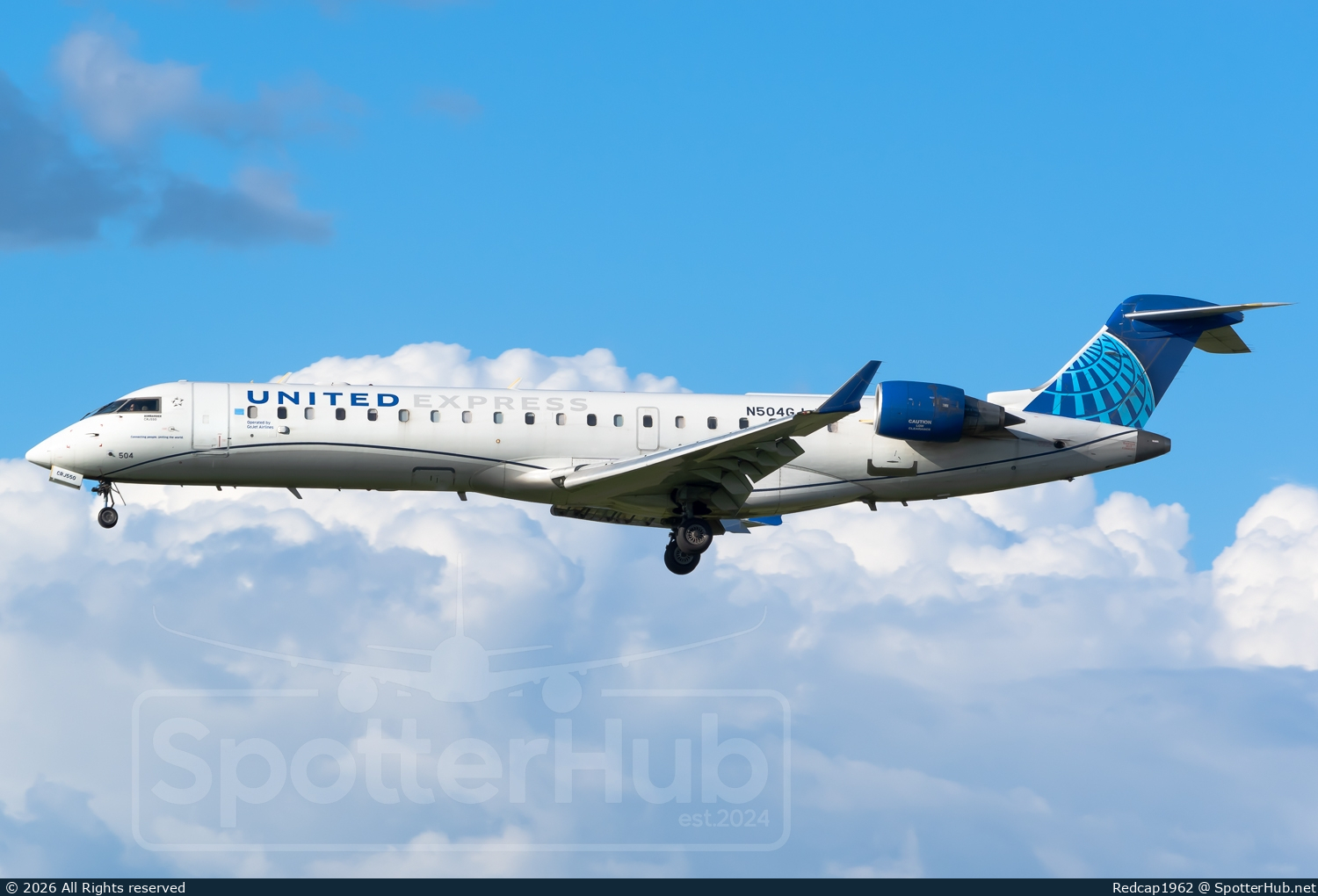 Photo of N504GJ - Bombardier CRJ-550 operated by United Express (opb GoJet Airlines)