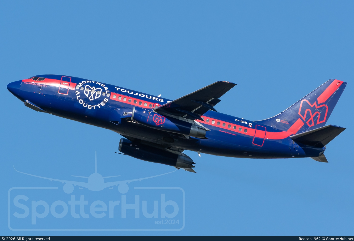 Photo of C-GNLW - Boeing 737-2R4C(Adv) operated by Nolinor Aviation