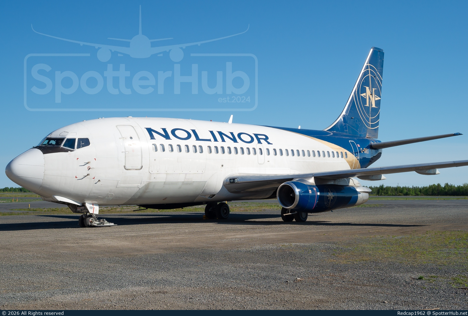 Photo of C-GNLK - Boeing 737-2K2C(Adv) operated by Nolinor Aviation
