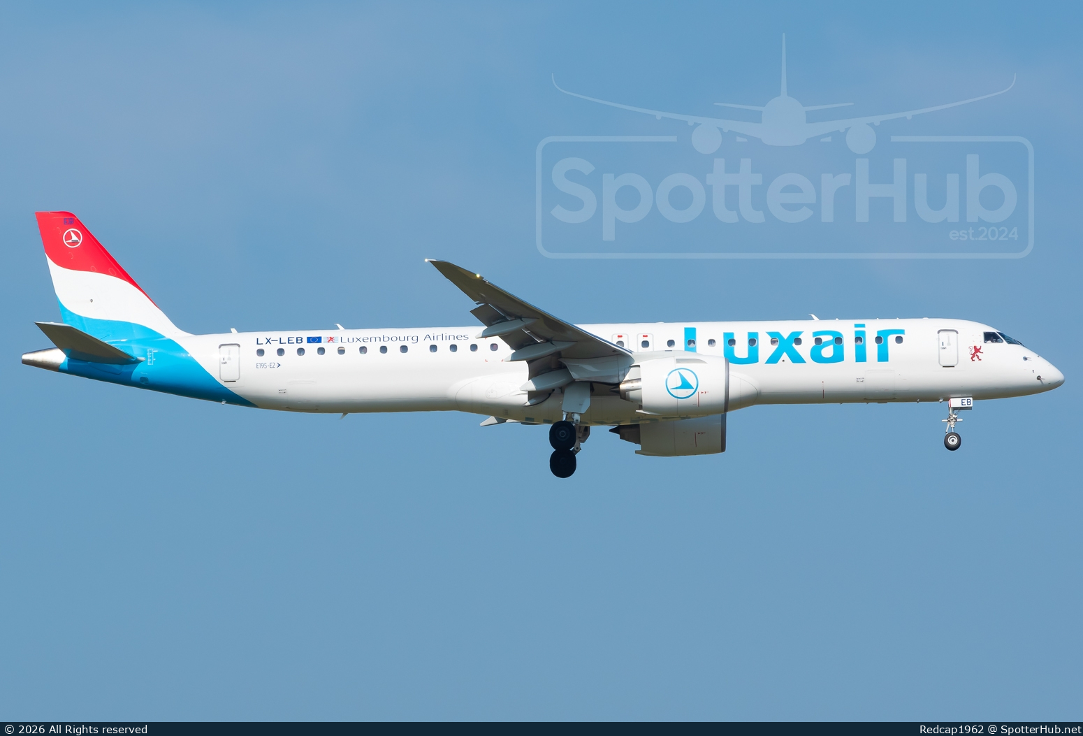 Photo of LX-LEB - Embraer ERJ-195-E2 operated by Luxair