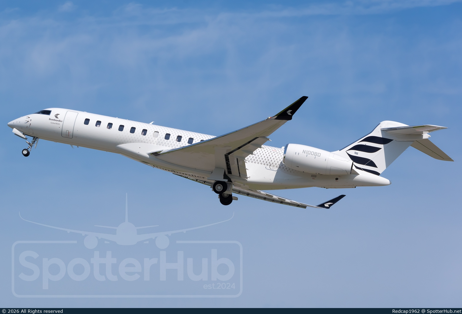 Photo of N100BD - Bombardier Global 8000 operated by Bombardier Aerospace