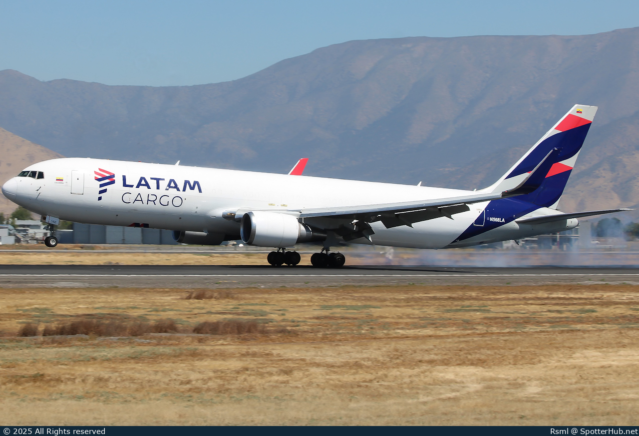 Photo of N568LA - Boeing 767-316(ER)(BCF) operated by LATAM Cargo Colombia