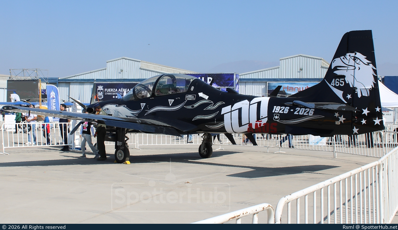 Photo of 465 - Embraer A-29B Super Tucano operated by Chilean Air Force