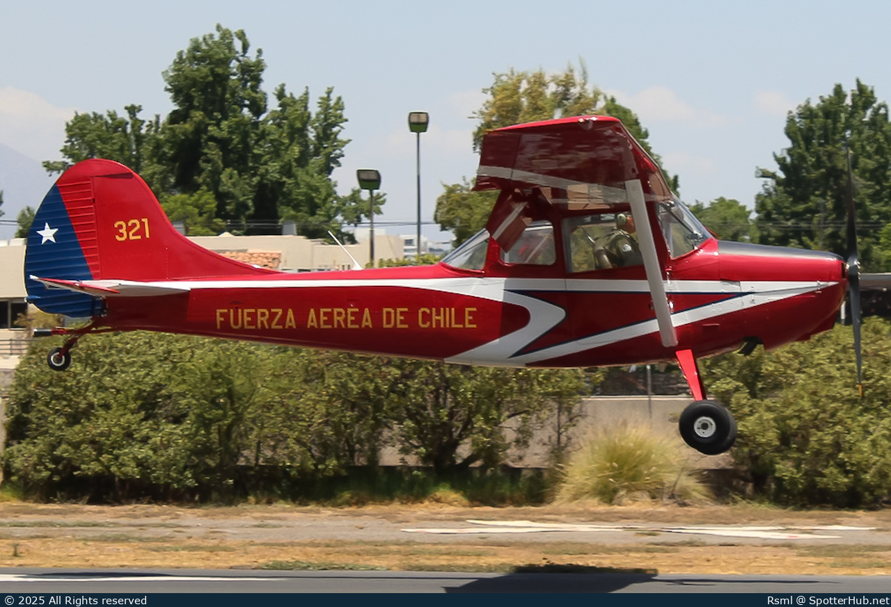 Photo of 321 - Cessna L-19A Bird Dog operated by Chilean Air Force