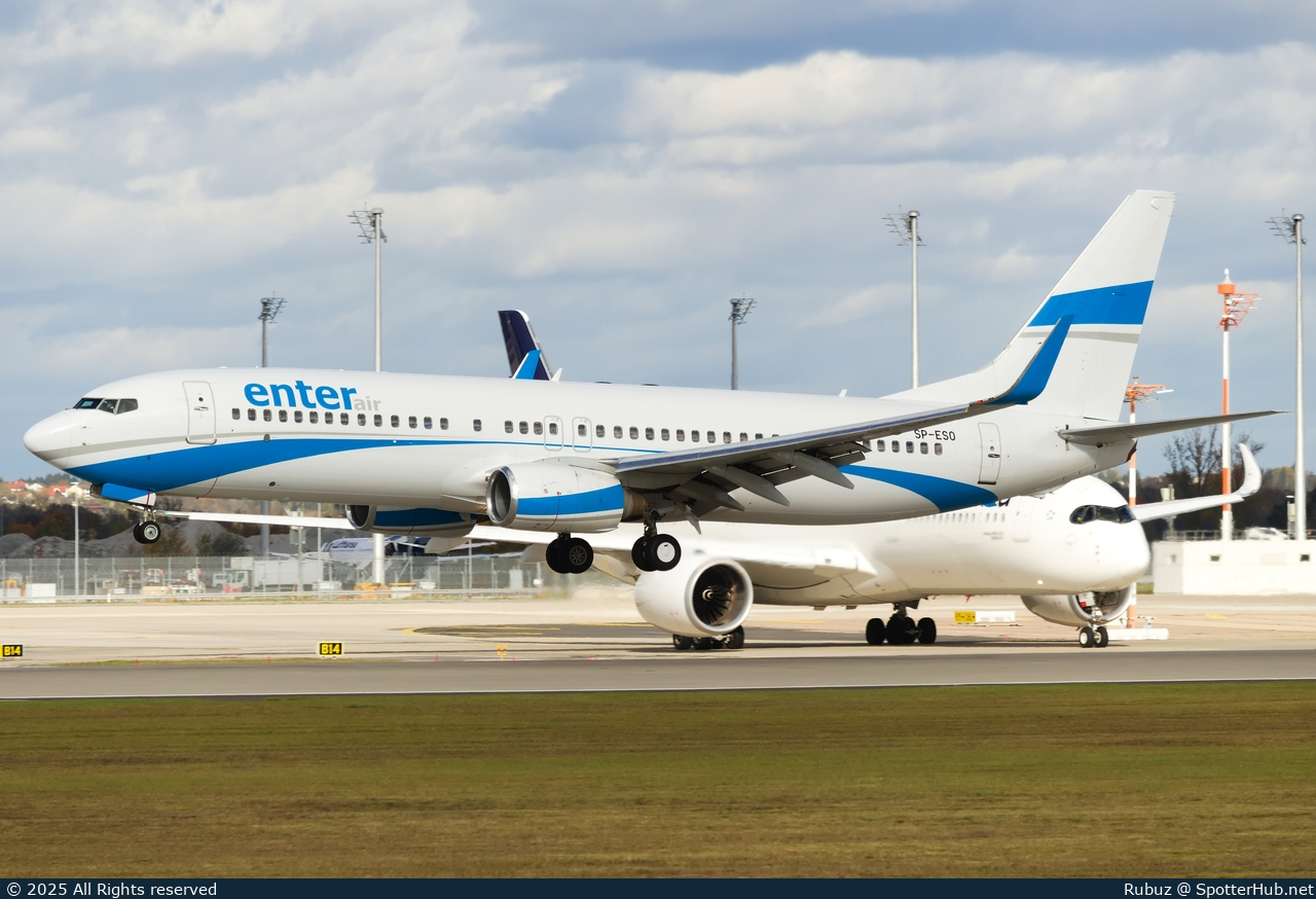 Photo of SP-ESO - Boeing 737-85C operated by Enter Air