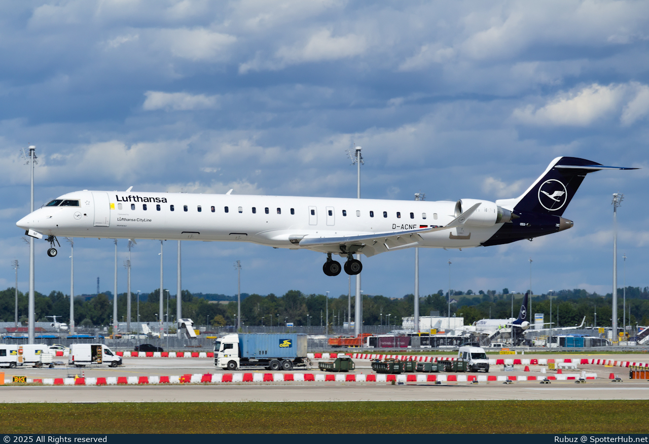 Photo of D-ACNF - Bombardier CRJ-900LR operated by Lufthansa CityLine